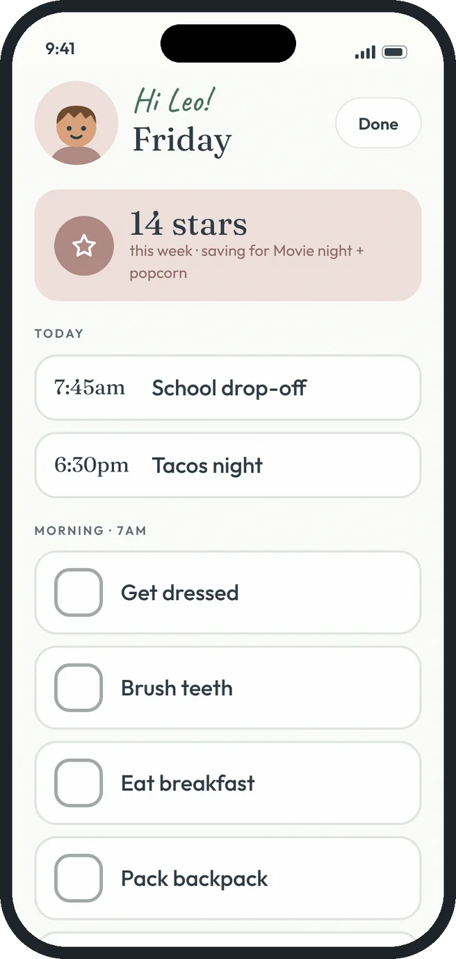 Kid view screen